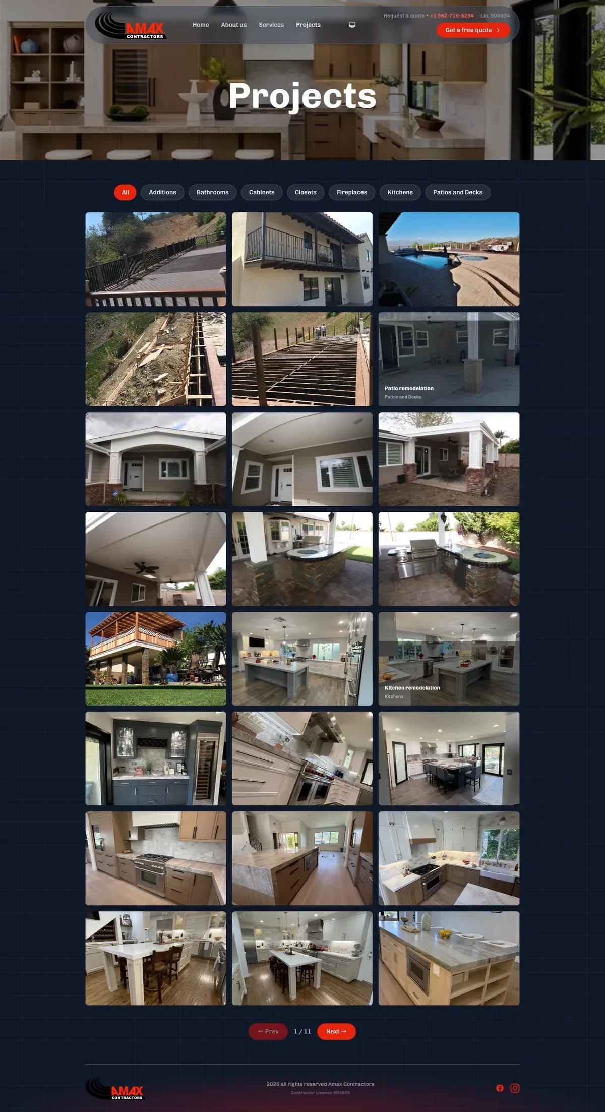 Project gallery filtered by category